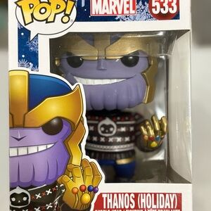 Funko Holiday Thanos Vinyl Figure with Gold and Purple